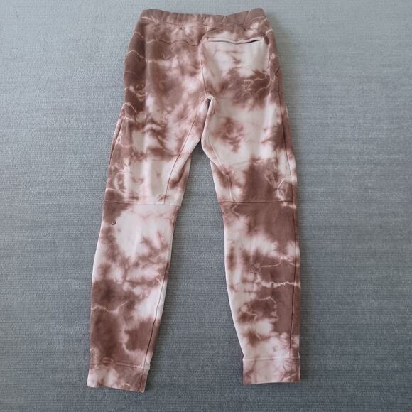 Lululemon City Sweat Jogger Mens‎ S Pink Brown Earth Dye Tapered Leg 28" Inseam - Picture 2 of 14